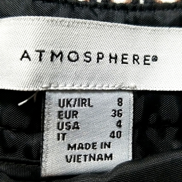 Atmosphere from Primark Wide Leg Pants - Size 4 Geometric pattern - Picture 4 of 7